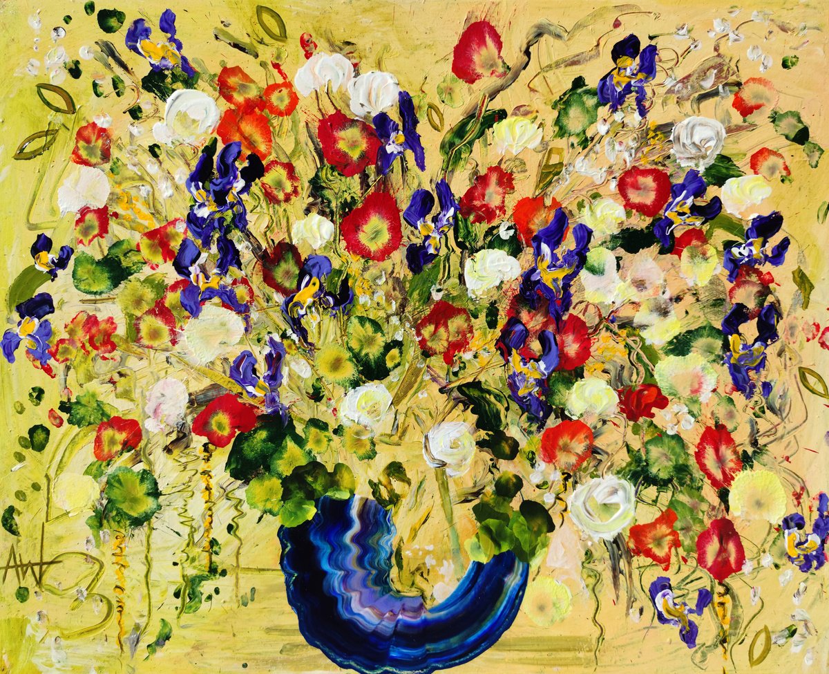A Wild Kind Of Love By Angie Wright, 39 X 32, Artwork For Sale On Artfinder
