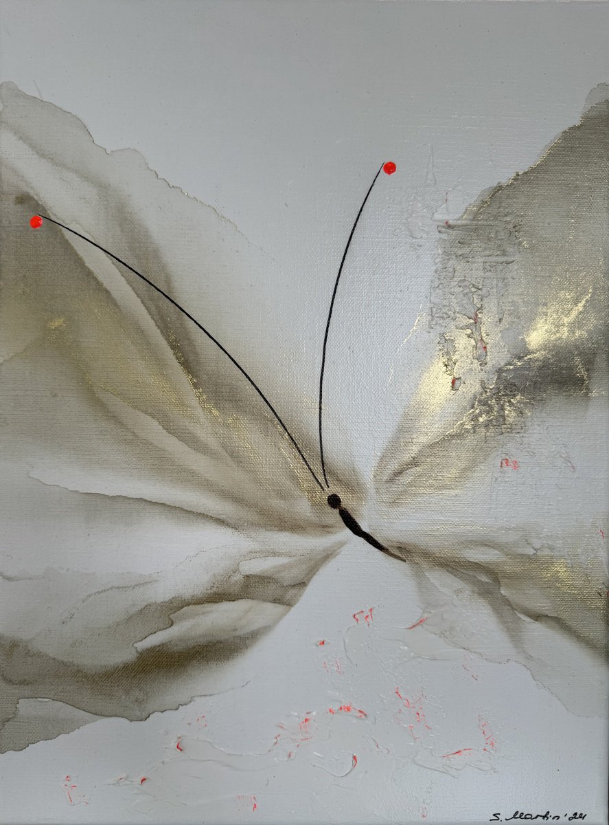 Abstract Animal Painting By Svetlana Martin, 12 X 16", Serenity-Vii, Original Artwork