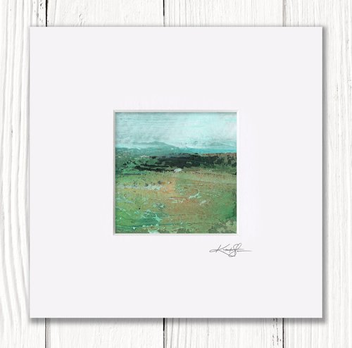 Mystical Land 443 - Textural Landscape Painting by Kathy Morton Stanion by Kathy Morton Stanion