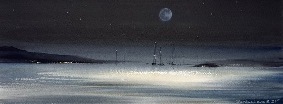 Serenity Under the Moon