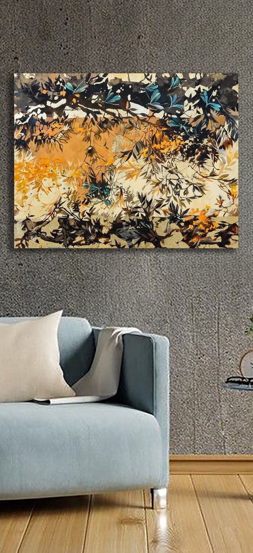 Space. Triptych by Natalia Yampolskaia
