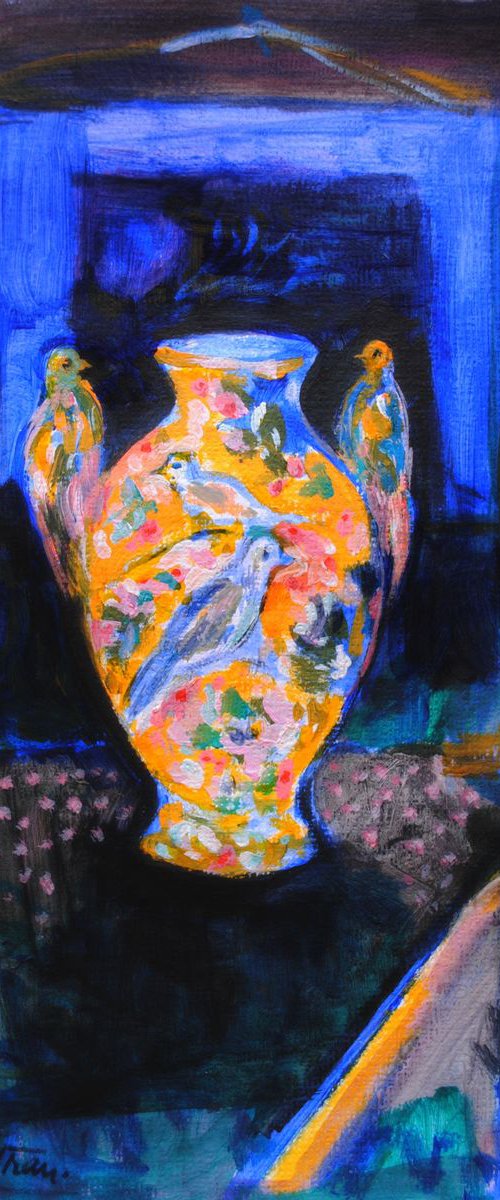 le vase aux oiseaux by Pierre-Yves Beltran