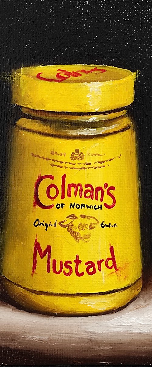 Mustard still life by Jane Palmer Art