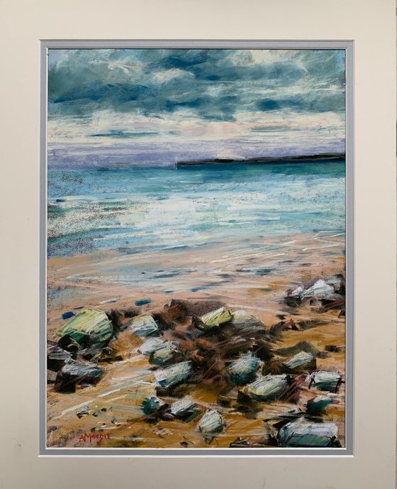 Evening Sky and Rocks