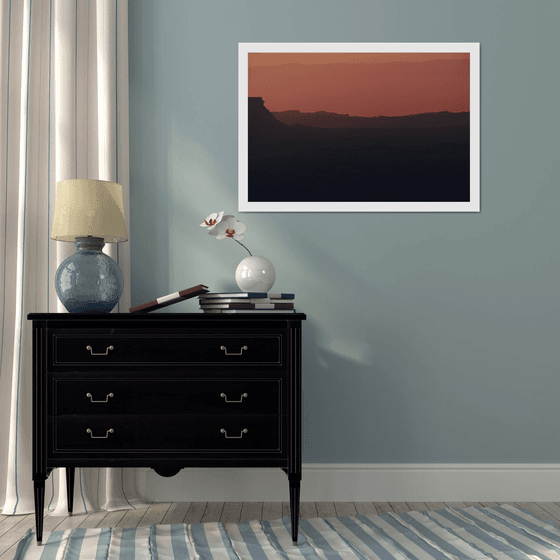 Sunrise over Ramon crater #8 | Limited Edition Fine Art Print 1 of 10 | 90 x 60 cm