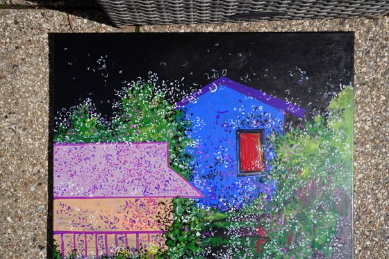 Across the road painting