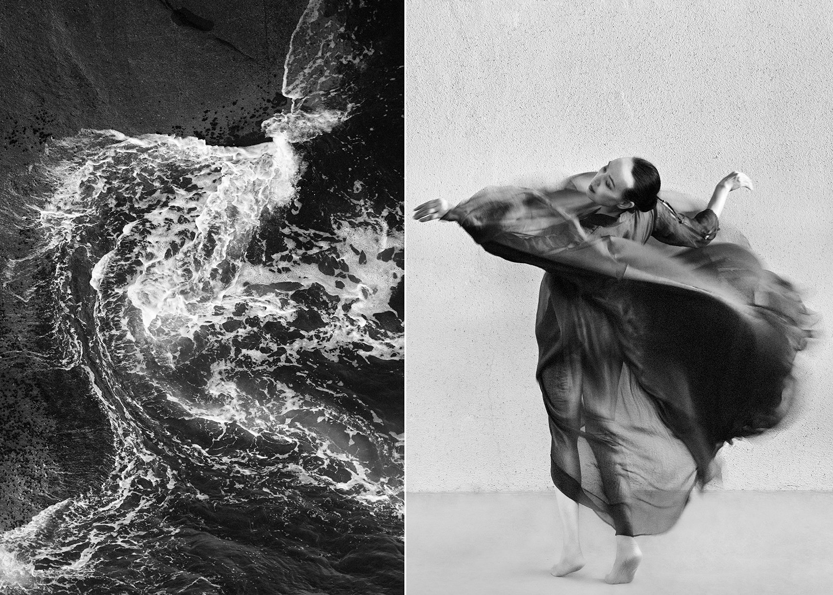 Expressive Landscape Photograph By Xidong Luo, 31 X 22", Tides Within - X, Original Artwork