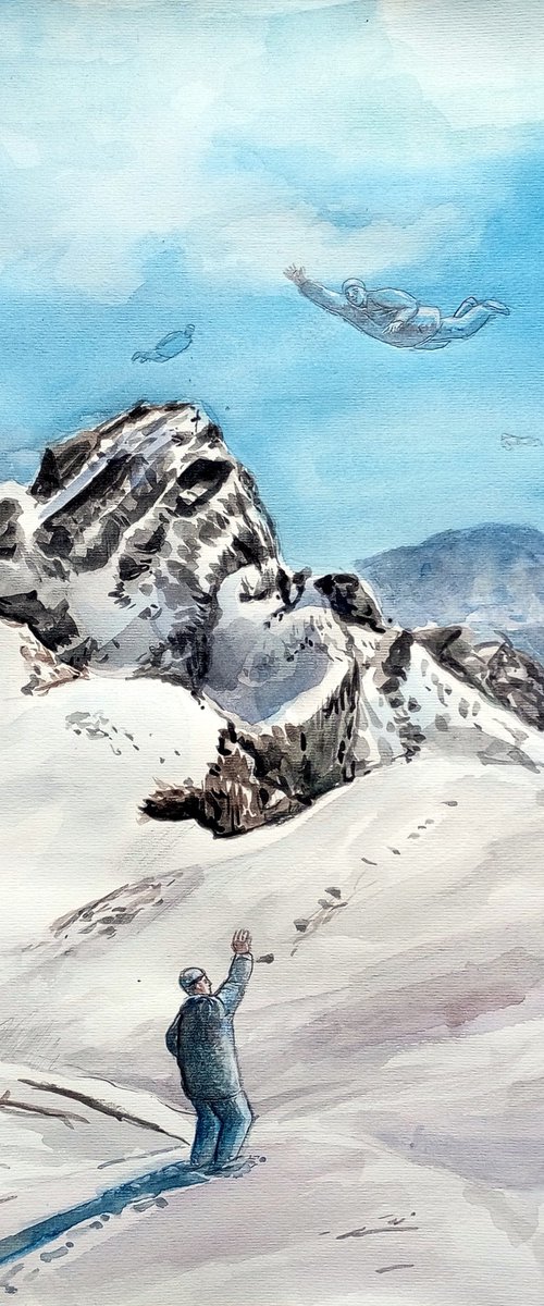 Friends on the mountain by paolo beneforti