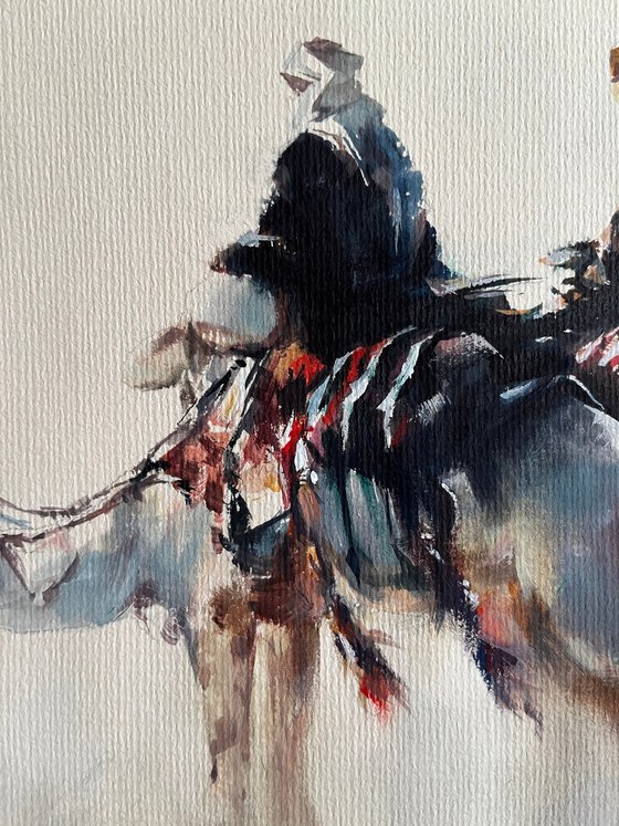 "Desert Caravan: The Resilient Spirit"