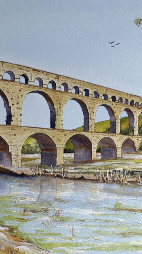 Pont Du Guard, France by Chris Pearson