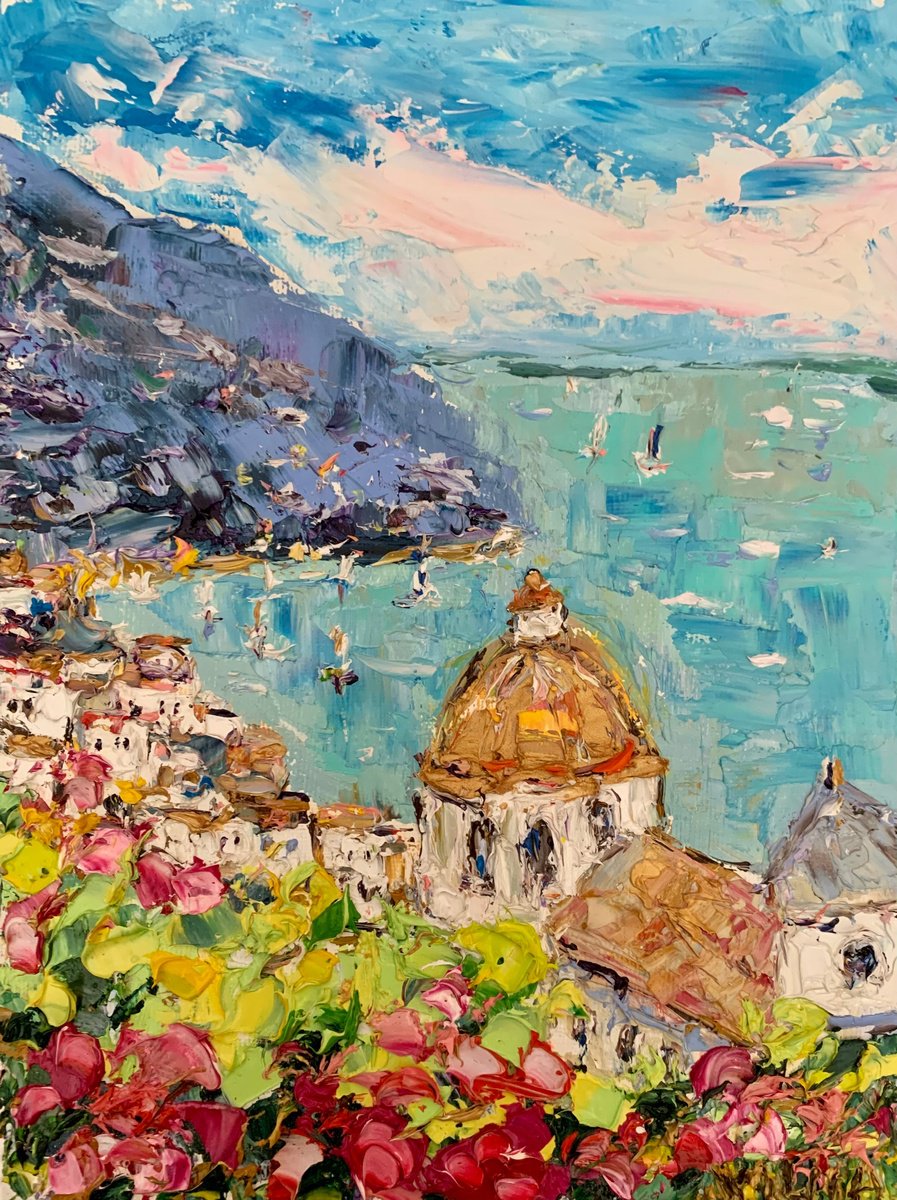 Positano town by Vilma Gataveckien?
