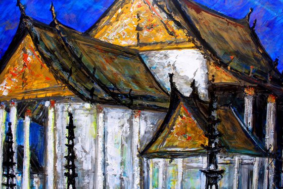 Wat Suthat ( Large 102cm x 102 cm - 40" x 40" )