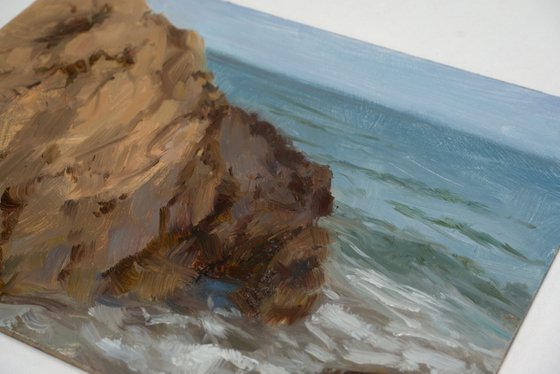 Sea cliffs at summer solstice