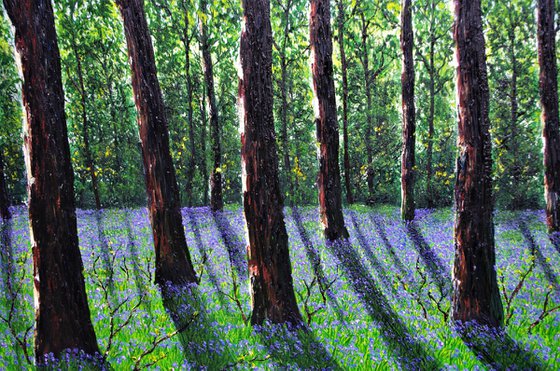 Spring Time in the Forest. 100cm X 150cm