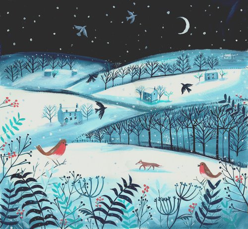 Indigo winter by Mary Stubberfield