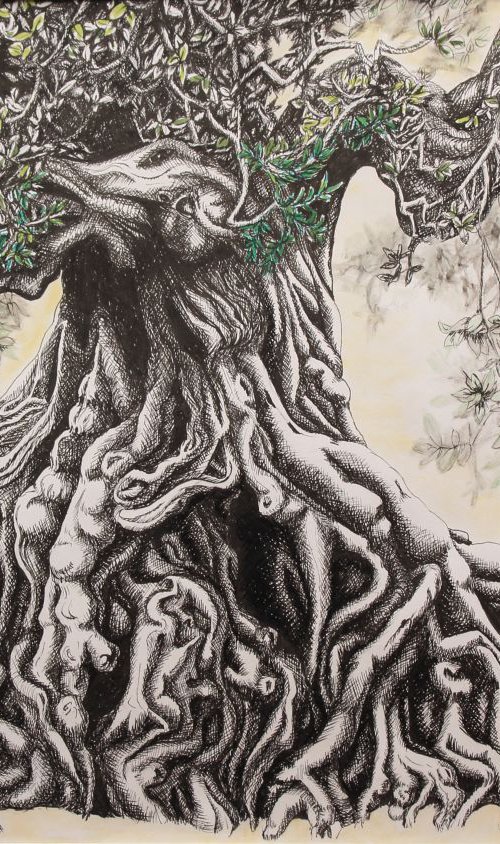 Alien Olive Tree by Jadu Sheridan