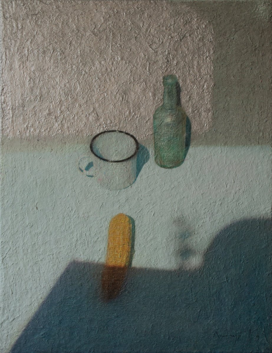 The Table And Sunny Morning By Andrejs Ko, 20 X 26, Artwork For Sale On Artfinder