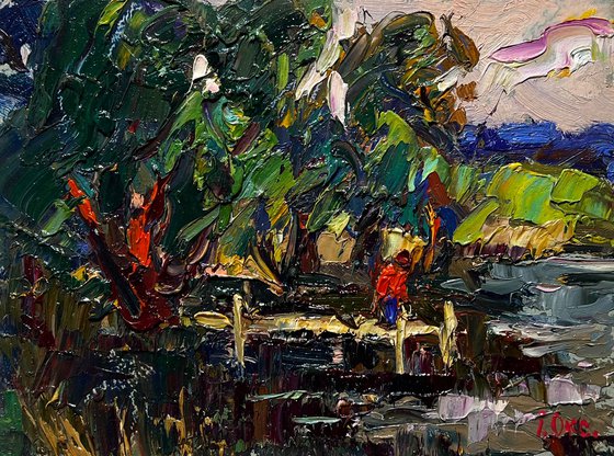 Willows by the river