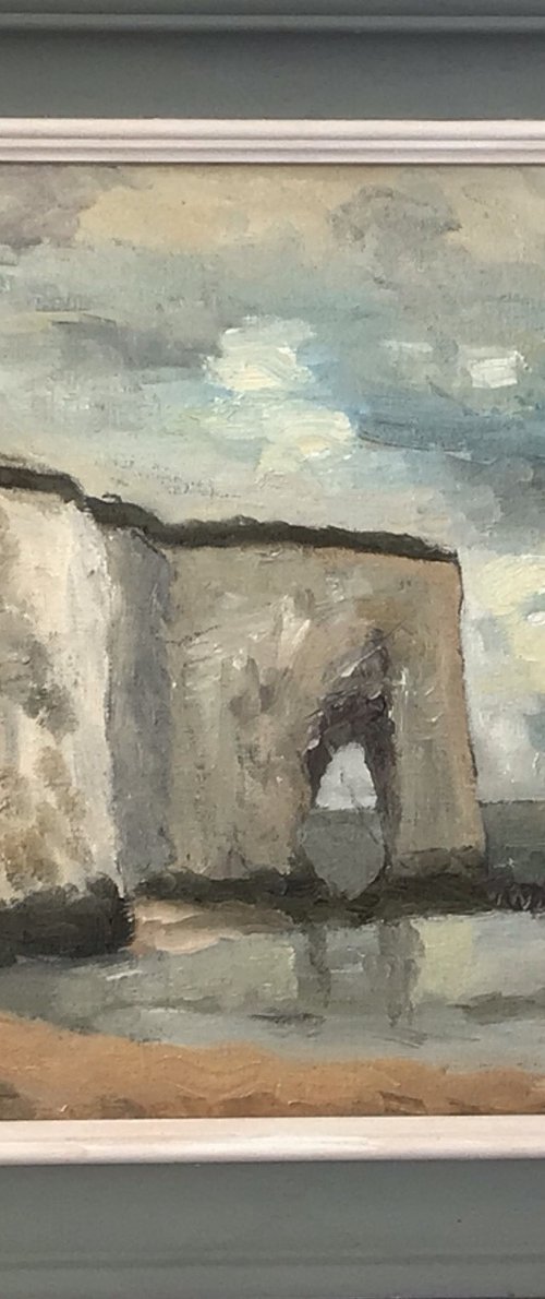 Kingsgate Bay painting by Julian Lovegrove Art