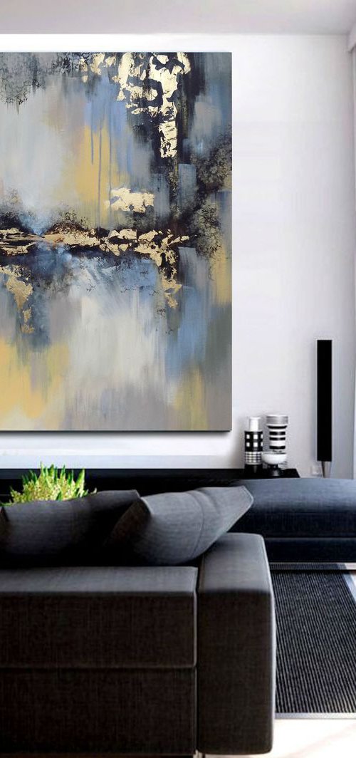 Abstract painting by Areti Ampi