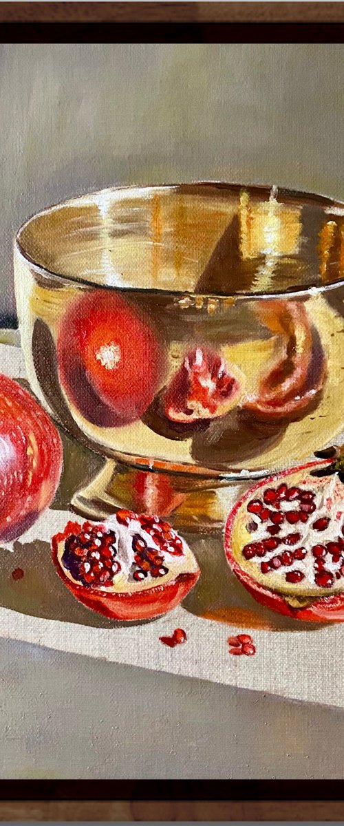 Brass and Pomegranates by Wendy Peters