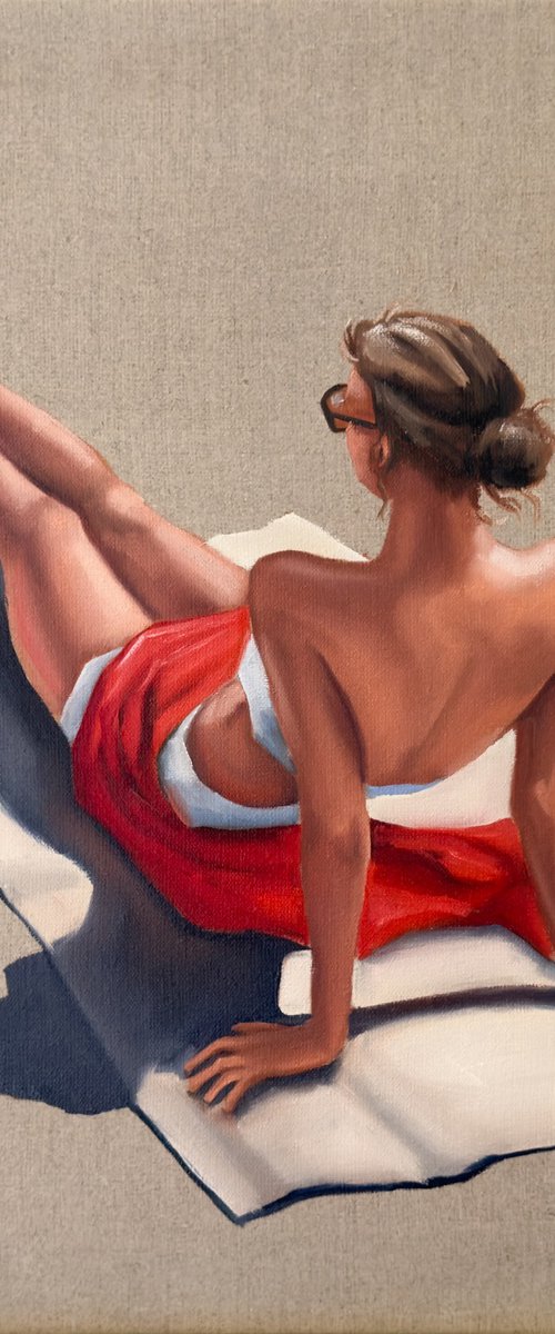 Beach Moment by Daria Gerasimova