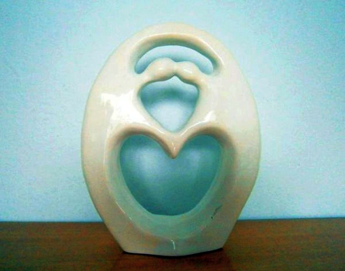 He and she - ceramics .. by Em�lia Urban�kov�