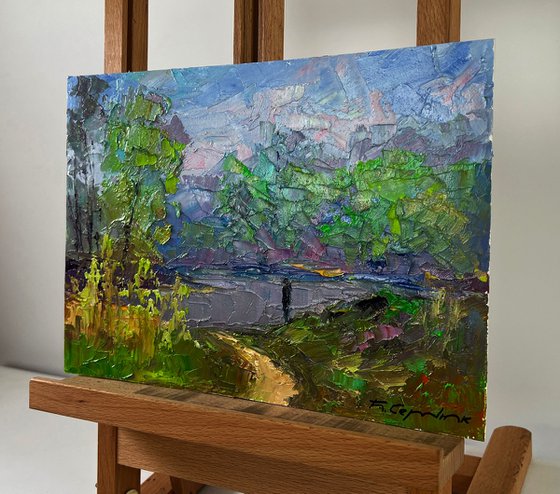 Morning Walk along the River