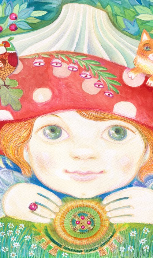 The Little Mushroom Wizard by Oxana Zaika