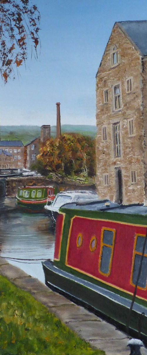 Canal holiday in the mills by Aileen Barnard