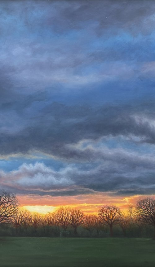Sunset in the Park (XXVIII) by Diana Sandetskaya