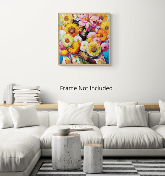 Flower Girl – Floral Portrait
