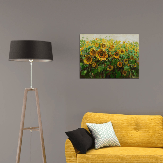 Sunflowers Original Oil painting