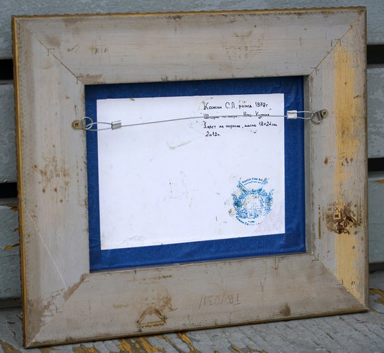Storm at sea. Cape Kuron