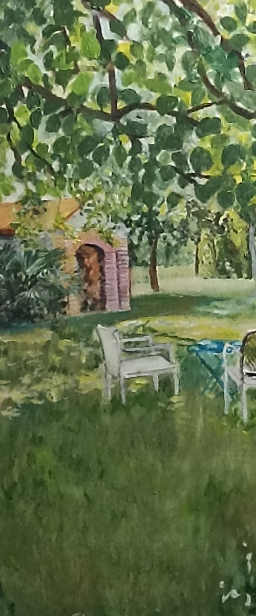Garden in the country side by Isabelle Lucas