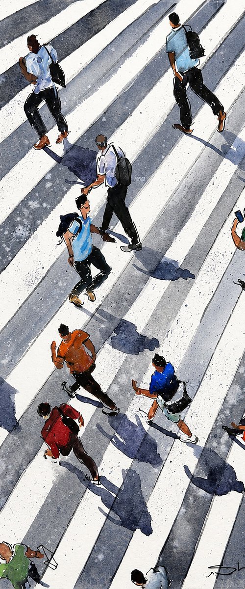 Urban crossing by Bogdan Shiptenko