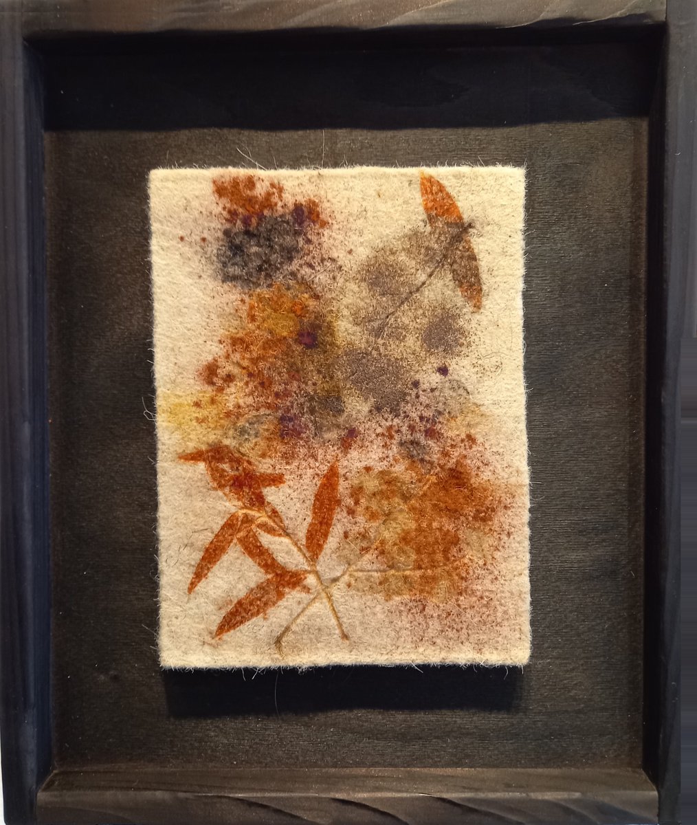 Impressionistic Botanical Print By Irina Goleva, 11 X 13, Elements Xvii, Original Artwork