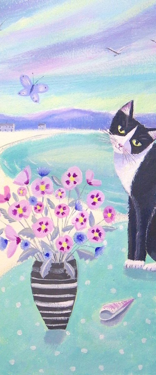 A Cat in Cornwall by Mary Stubberfield