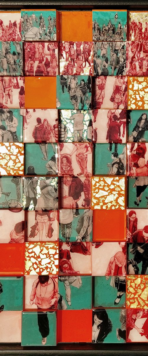 “People Old Normal II 3D Squares” by Arturo Garcia de las Heras (Agheras73)