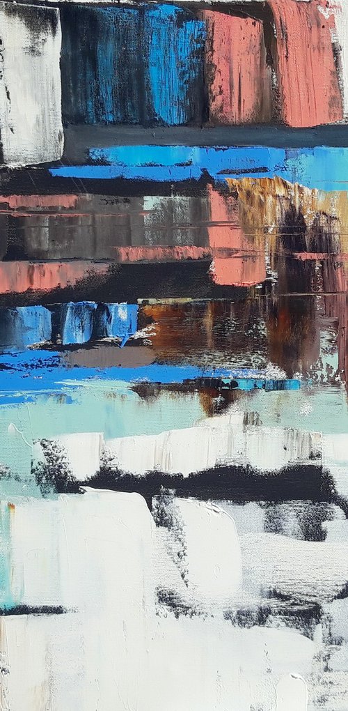 Winter lake by Lesya Ros