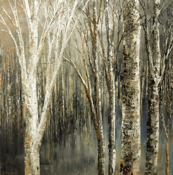 "Silver Birch Whispers"