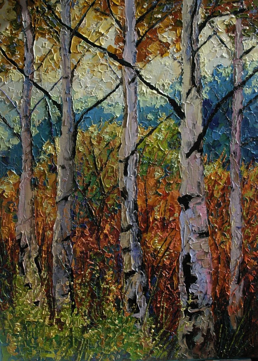 Autumn trees by Ilshat Nayilovich