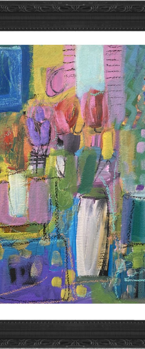 Interior with Tulips by Jan Rippingham