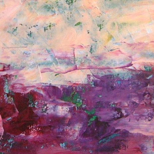 purple landscape 2 (ref#:594-OP) by Saroja van der Stegen