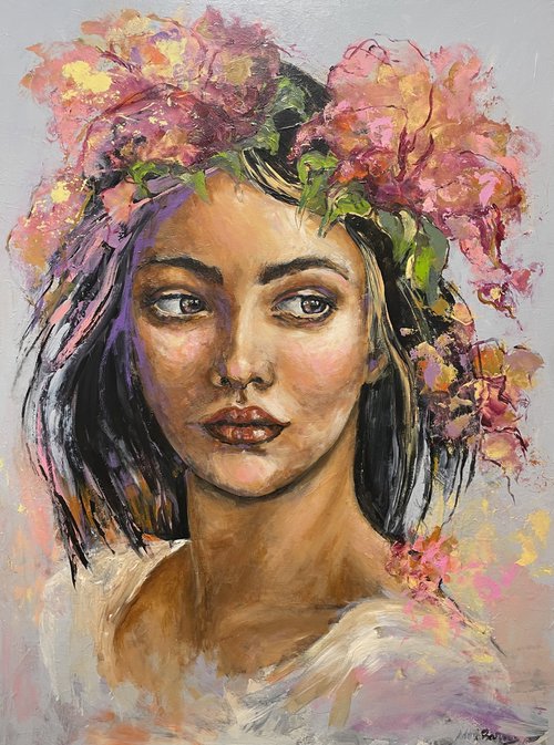 Flower crown by Miri Baruch