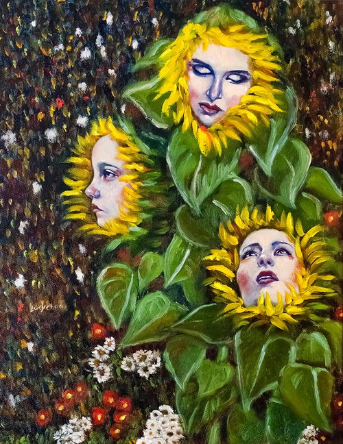 Sunflower Girls by Lucy Morningstar