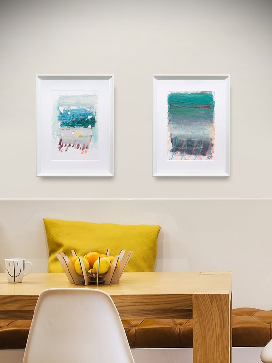 SET of 2, ABSTRACT STUDY