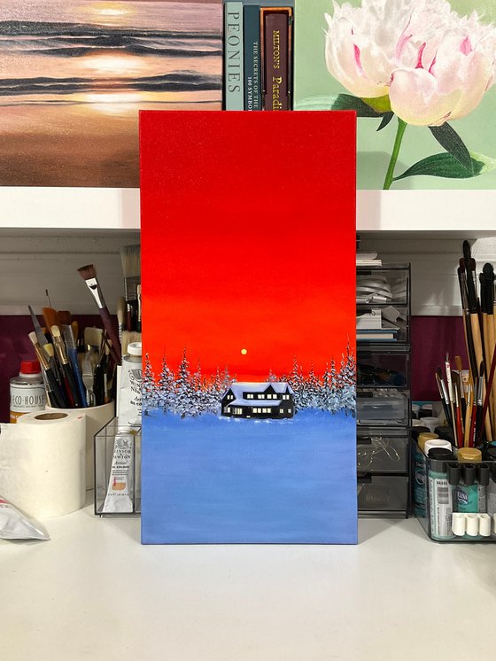 Silent Night. Winter Landscape