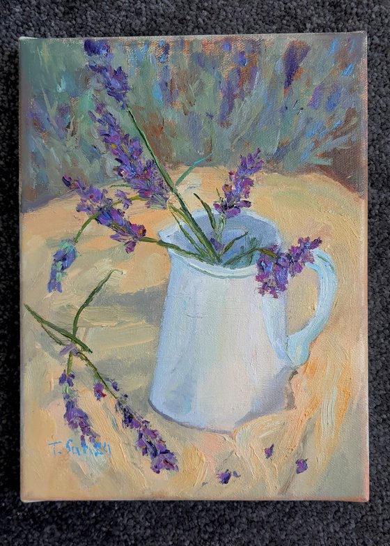 Lavender on the vase