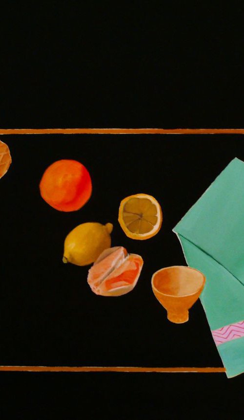 Still-Life With Green Cloth by Paul Rossi